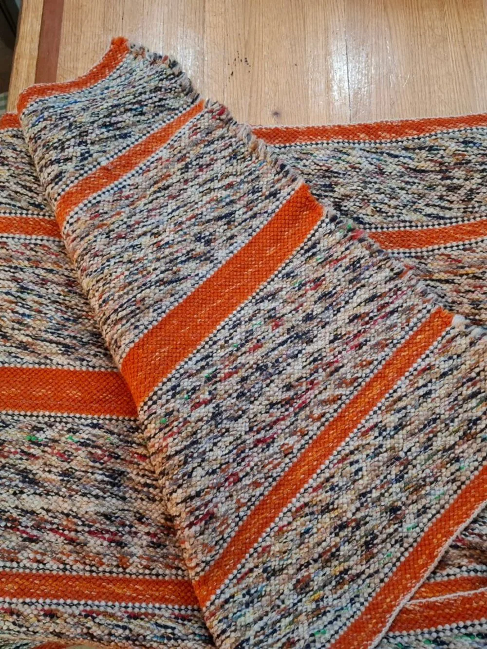 Vintage Woven Toss Scatter Rug Grandma's House 55